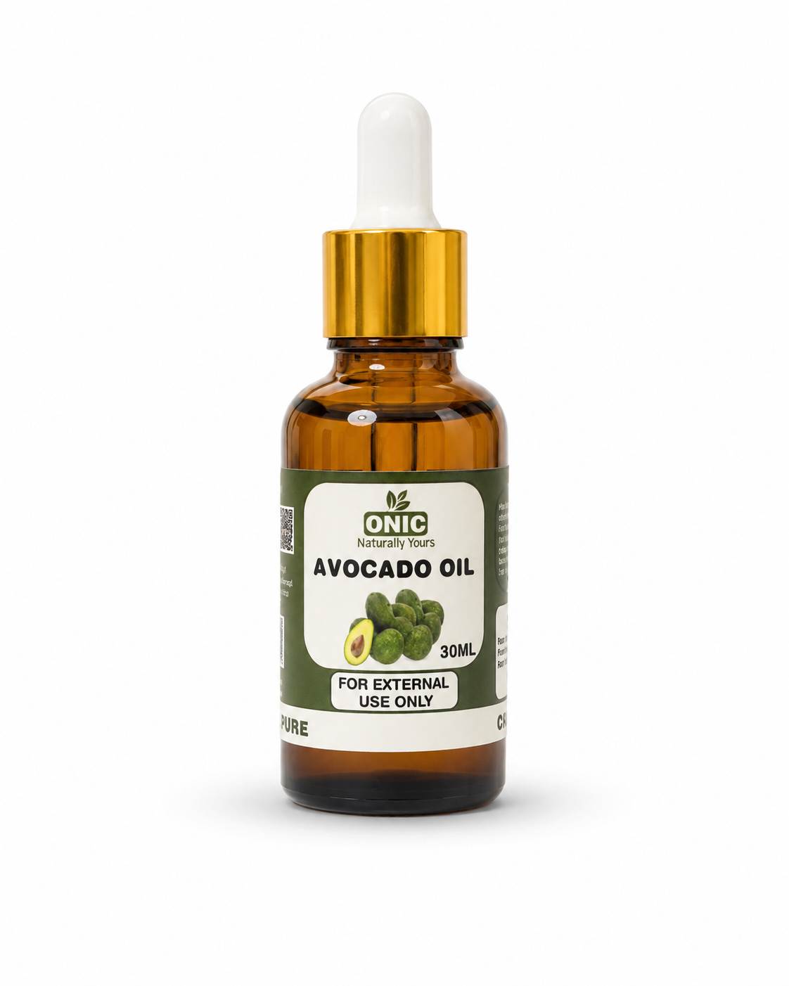 ONIC Avocado Oil | Pure Nourishing Oil for Hair, Skin & Scalp Care